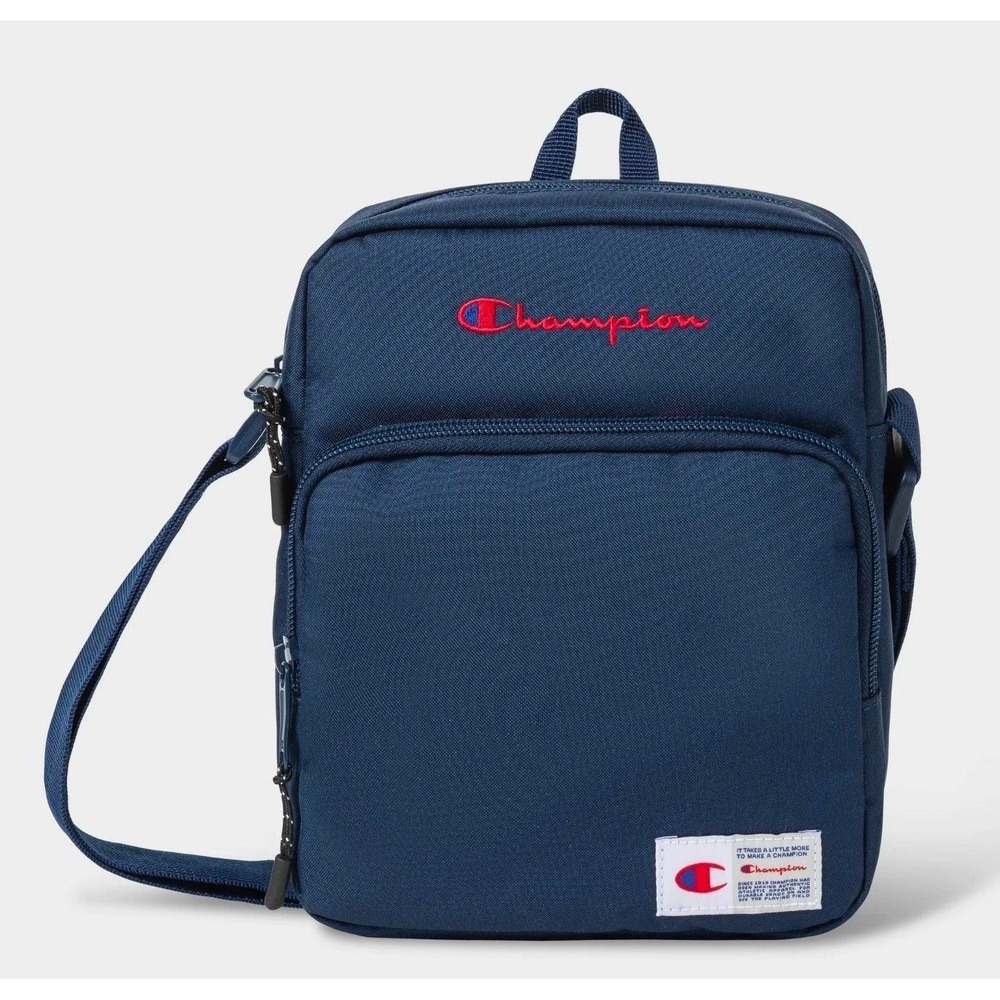 Champion Advocate Crossbody Bag Navy Blue Messenger Shoulder Bag Unisex